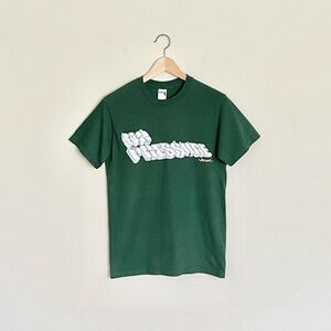 Logic No Pressure Broken Logo Forest Green Rap Capsule T Shirt Adult Small
